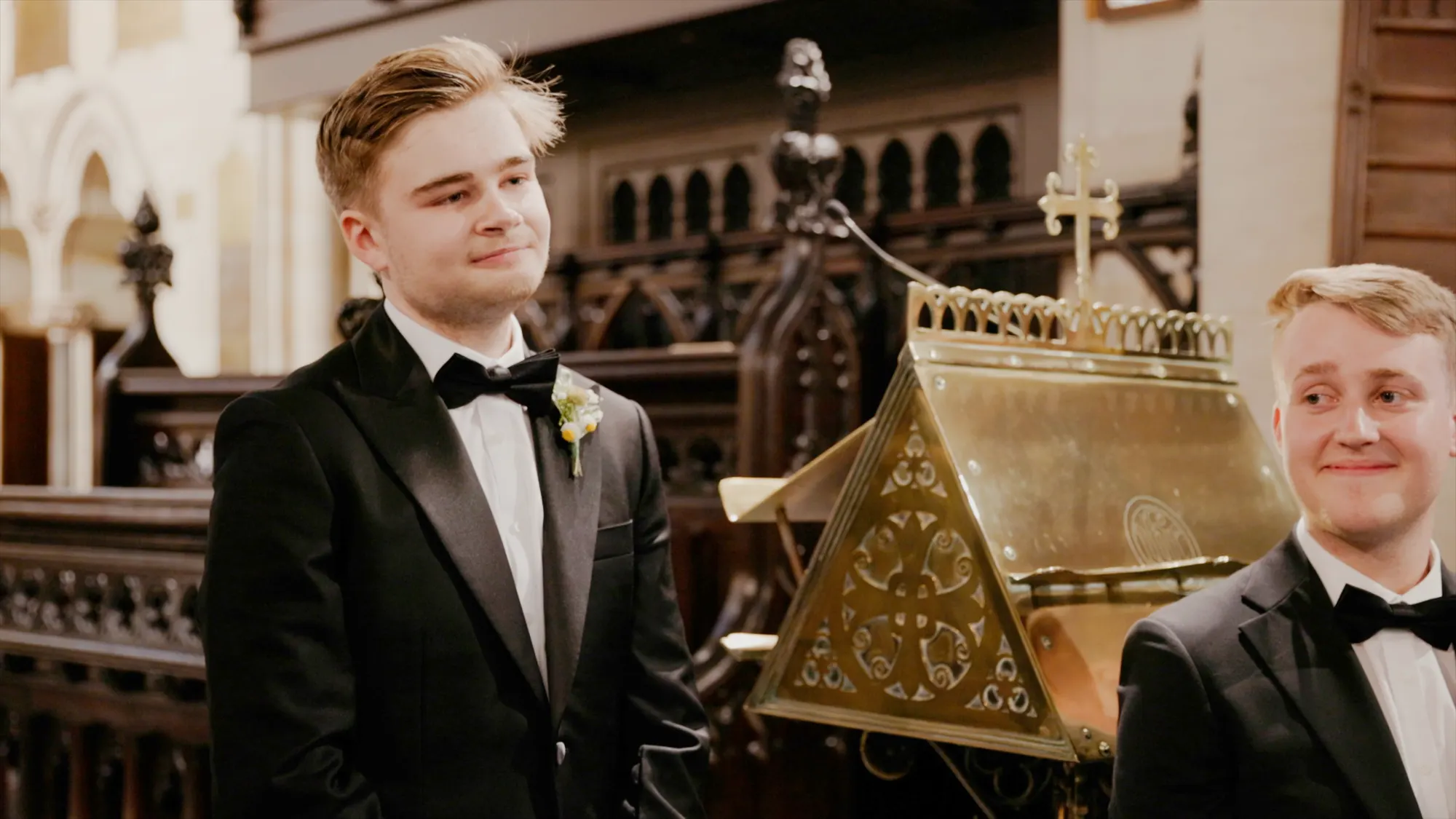 Bella & Zac at Botanic House, Sydney, wedding film frame 19
