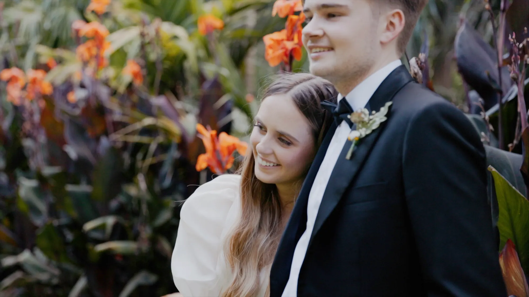 Bella & Zac at Botanic House, Sydney, wedding film frame 11