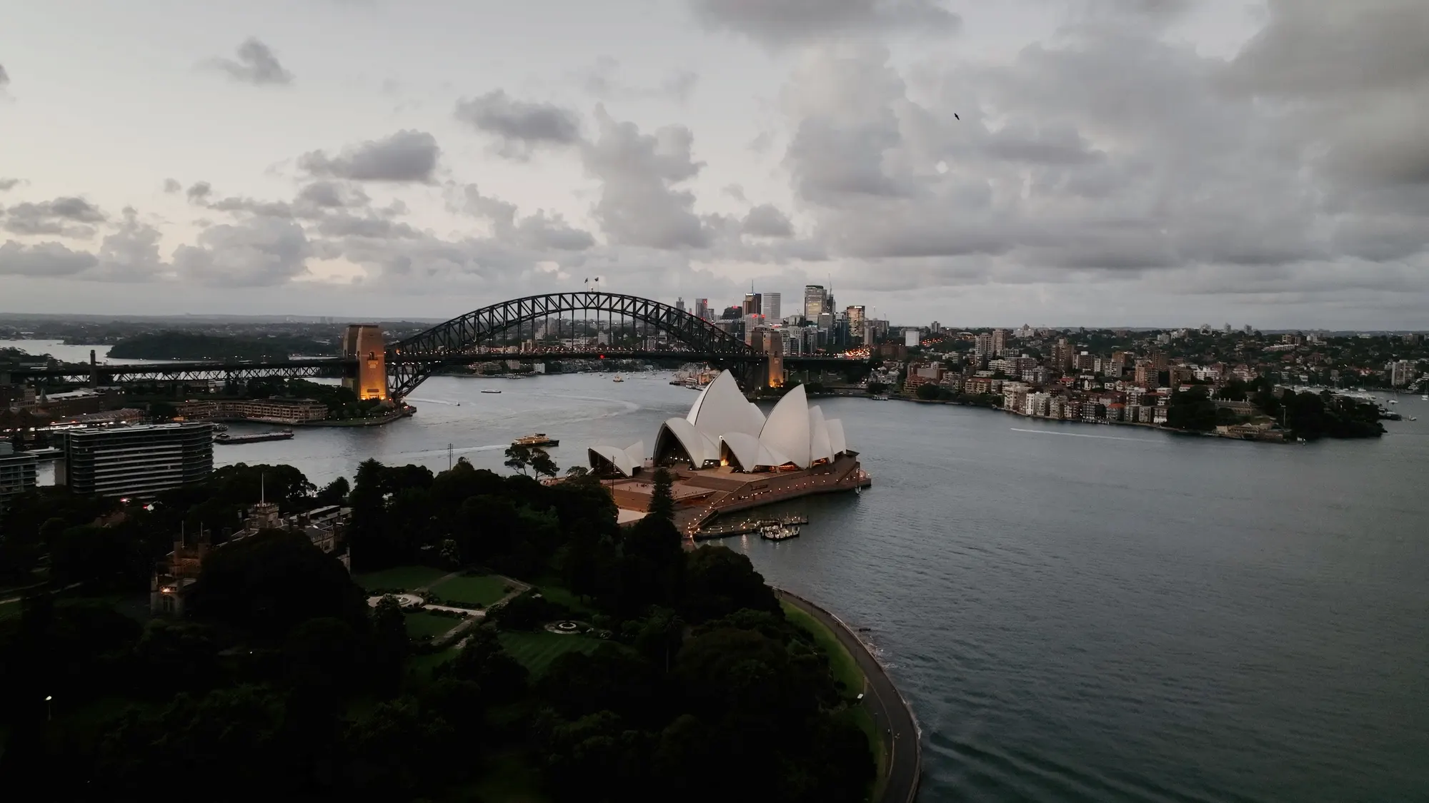 Bella & Zac at Botanic House, Sydney, wedding film frame 4