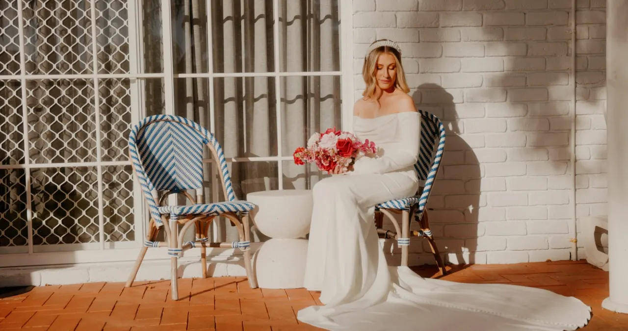 Still from a Wildly In Love wedding film