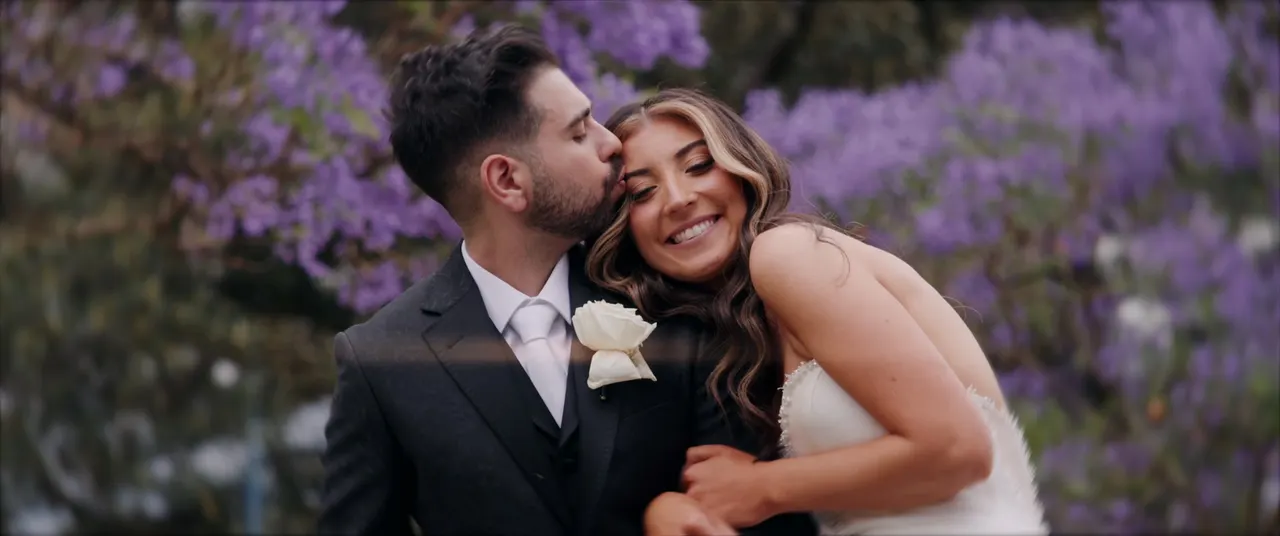 Clare & Joseph at Le Montage, Sydney, wedding film frame 8