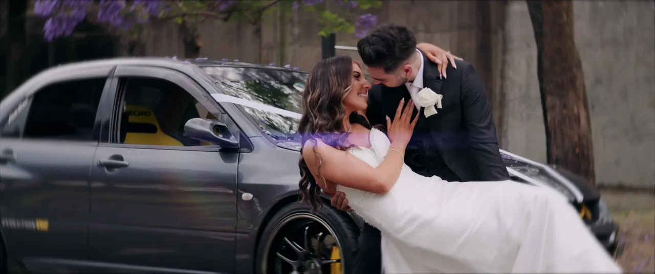 Clare & Joseph at Le Montage, Sydney, wedding film frame 9
