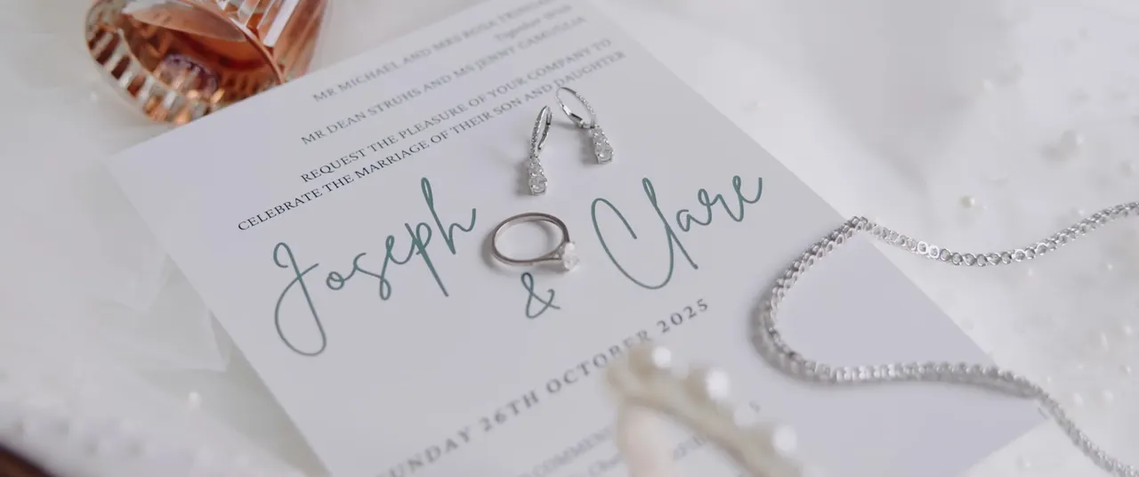 Clare & Joseph at Le Montage, Sydney, wedding film frame 11