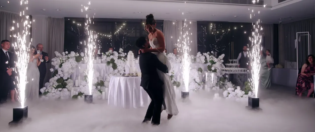 Clare & Joseph at Le Montage, Sydney, wedding film frame 21