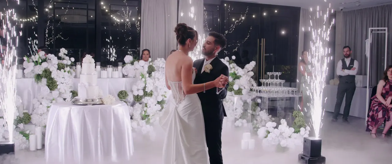 Clare & Joseph at Le Montage, Sydney, wedding film frame 22