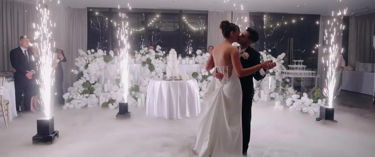 Clare & Joseph at Le Montage, Sydney, wedding film frame 24