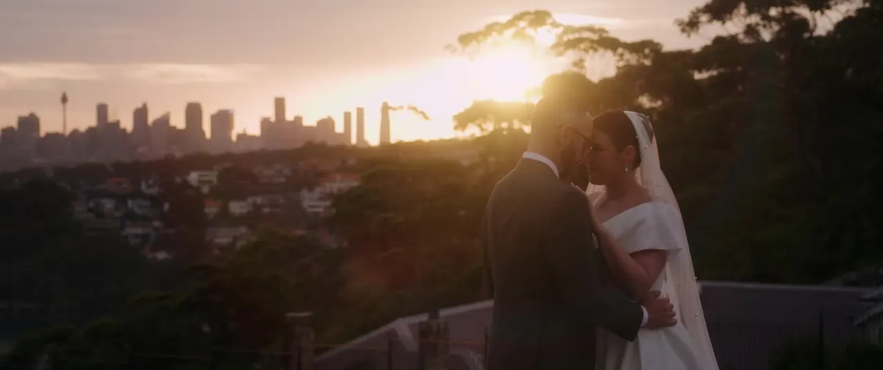 Connie & Rob at Gunners Barracks, Sydney, wedding film frame 2
