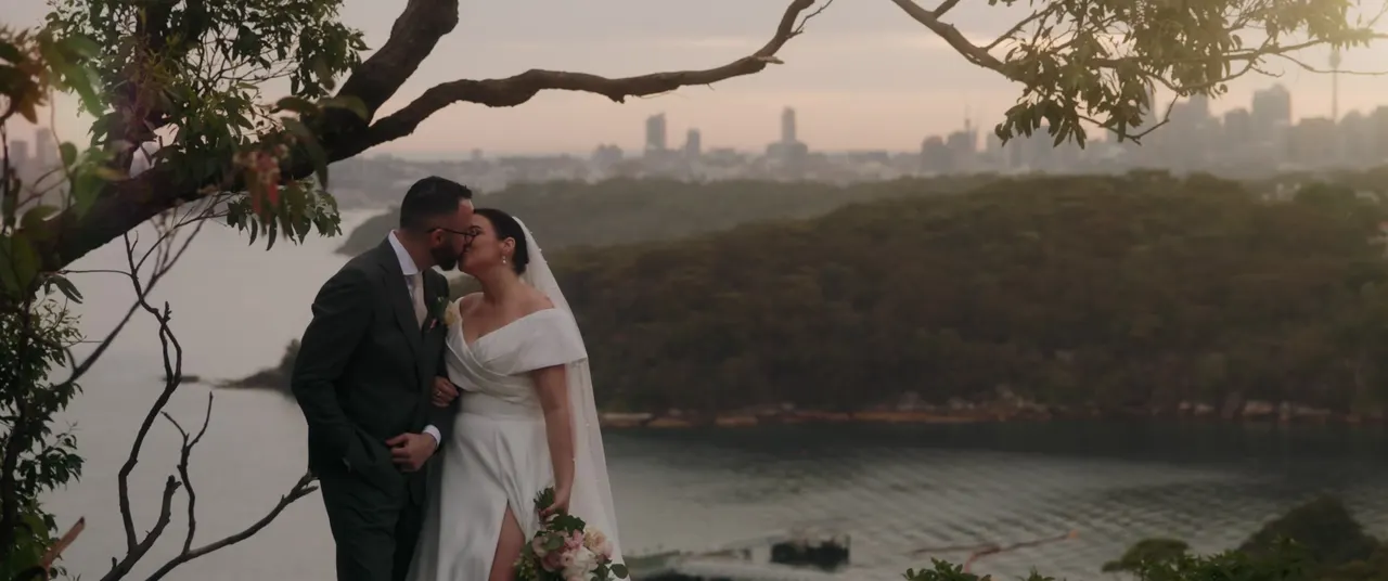 Connie & Rob at Gunners Barracks, Sydney, wedding film frame 6