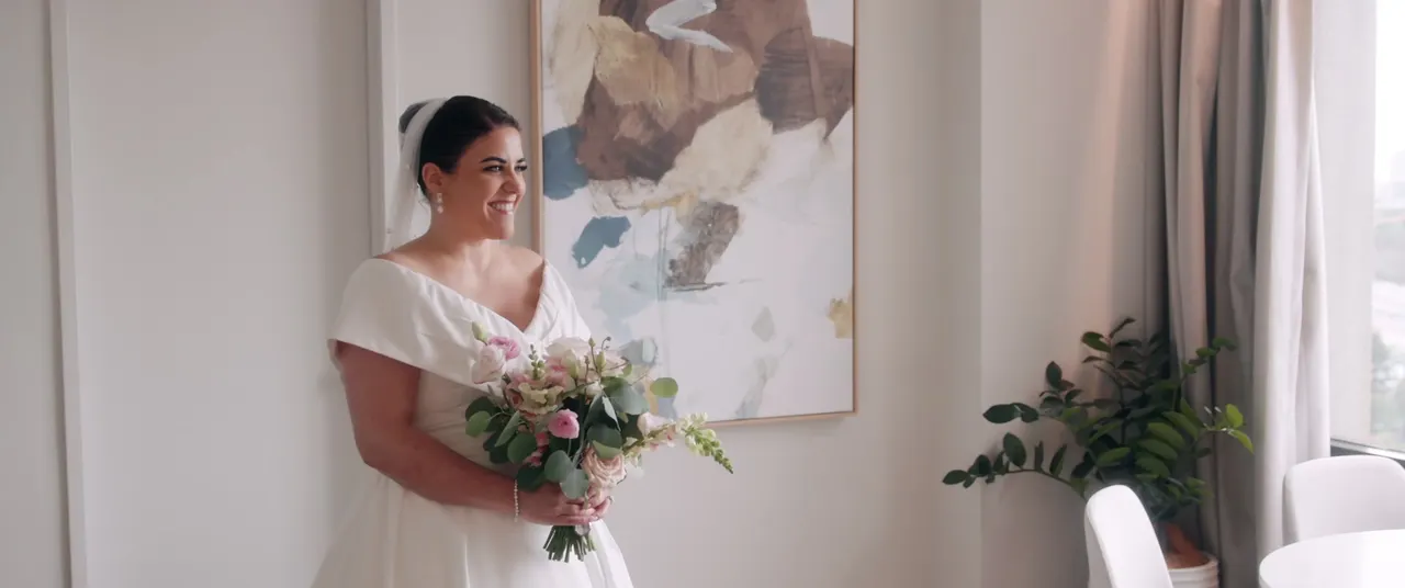 Connie & Rob at Gunners Barracks, Sydney, wedding film frame 8