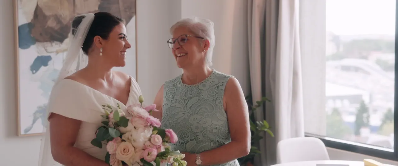 Connie & Rob at Gunners Barracks, Sydney, wedding film frame 9