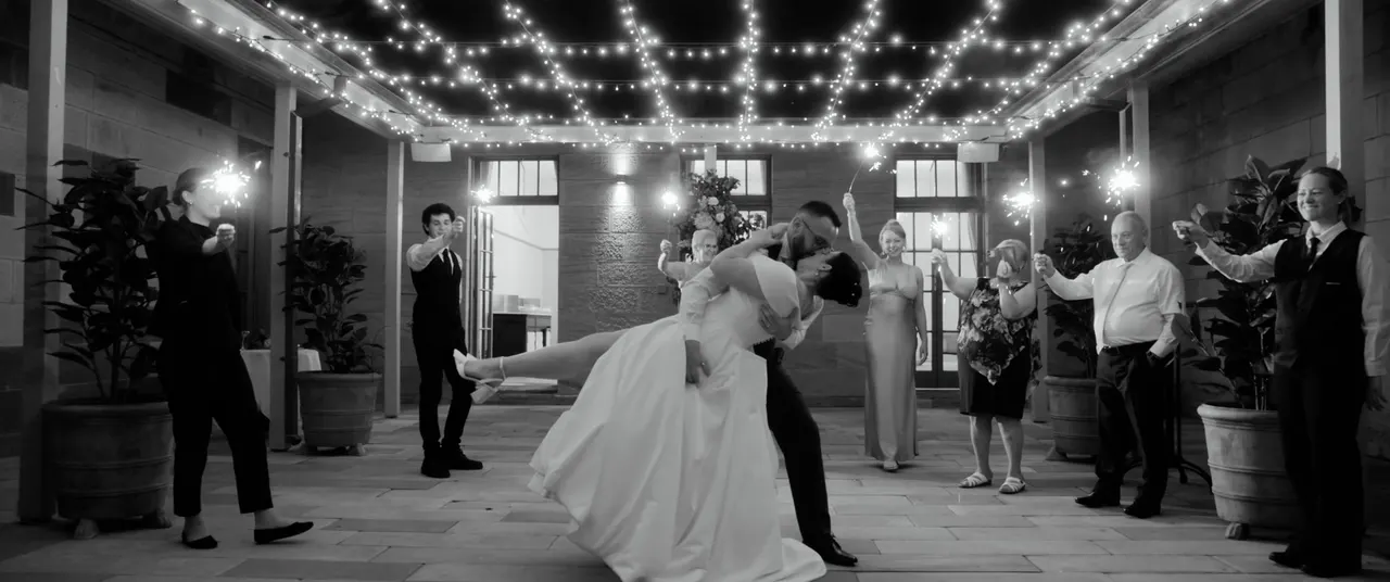 Connie & Rob at Gunners Barracks, Sydney, wedding film frame 23